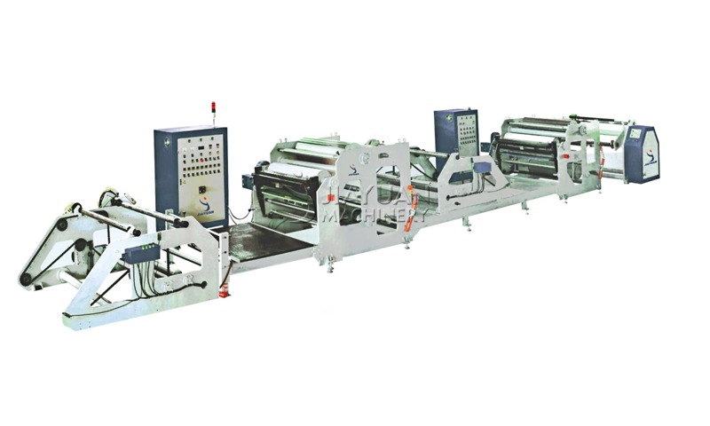 machine à revêtement adhésive à fonds chaud double face