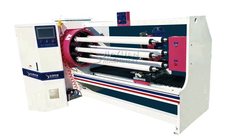 machine de découpe de ruban adhésif à six arbres
