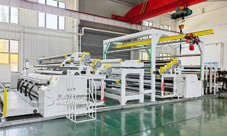 ligne de production de revêtement de colle double