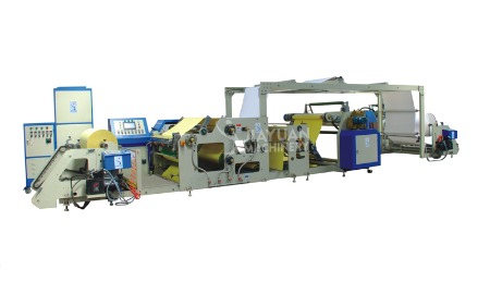 machine de revêtement adhésif thermofusible à grande vitesse