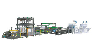 machine de revêtement par extrusion simple vis double face